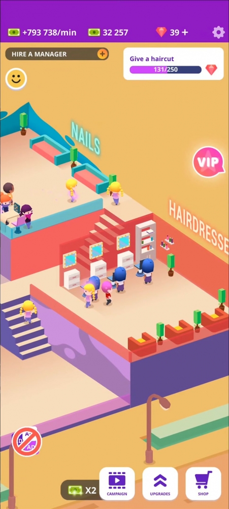 Idle Beauty Salon: Hair And Nails Parlor Simulator Android Game Image 2