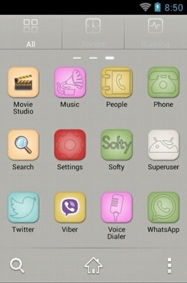 Softy Go Launcher Android Theme Image 2