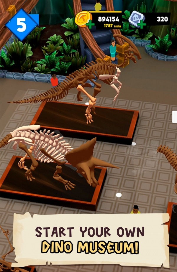 Dino Quest 2: Jurassic Bones In 3D Dinosaur World Android Game Image 1