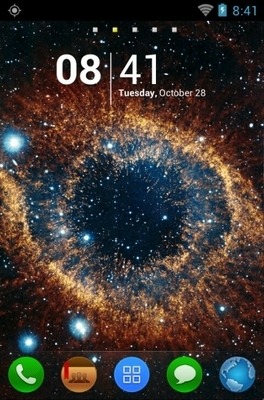 Outer Space Go Launcher Android Theme Image 1
