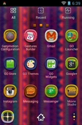 Aztec Go Launcher Android Theme Image 2