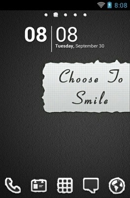 Smile Go Launcher Android Theme Image 1