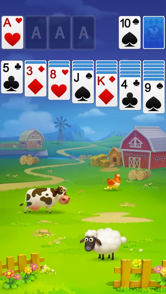 Solitaire - My Farm Friends Android Game Image 2