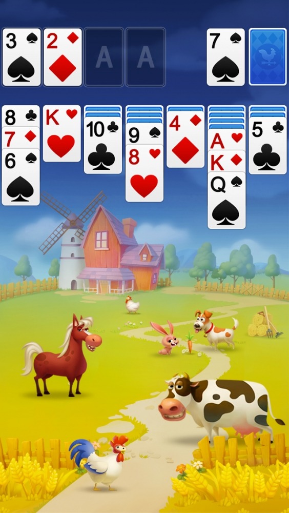 Solitaire - My Farm Friends Android Game Image 3