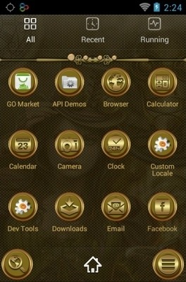 Steampunk Girl Go Launcher Android Theme Image 2