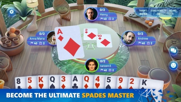 Spades Masters Android Game Image 3
