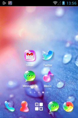 Crystal Go Launcher Android Theme Image 2