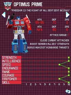 Transformers G1: Awakening Java Game Image 4