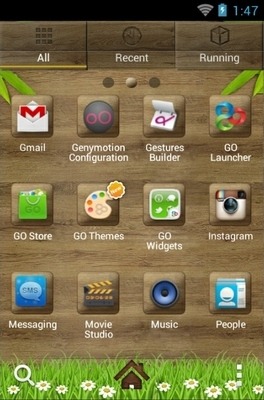 Wood Go Launcher Android Theme Image 2