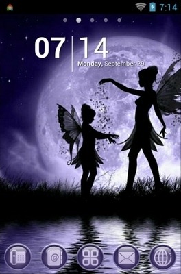 Fairy Sisters Go Launcher Android Theme Image 1
