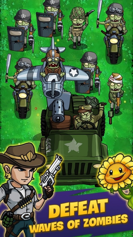 Zombie War: Idle Defense Game Android Game Image 1