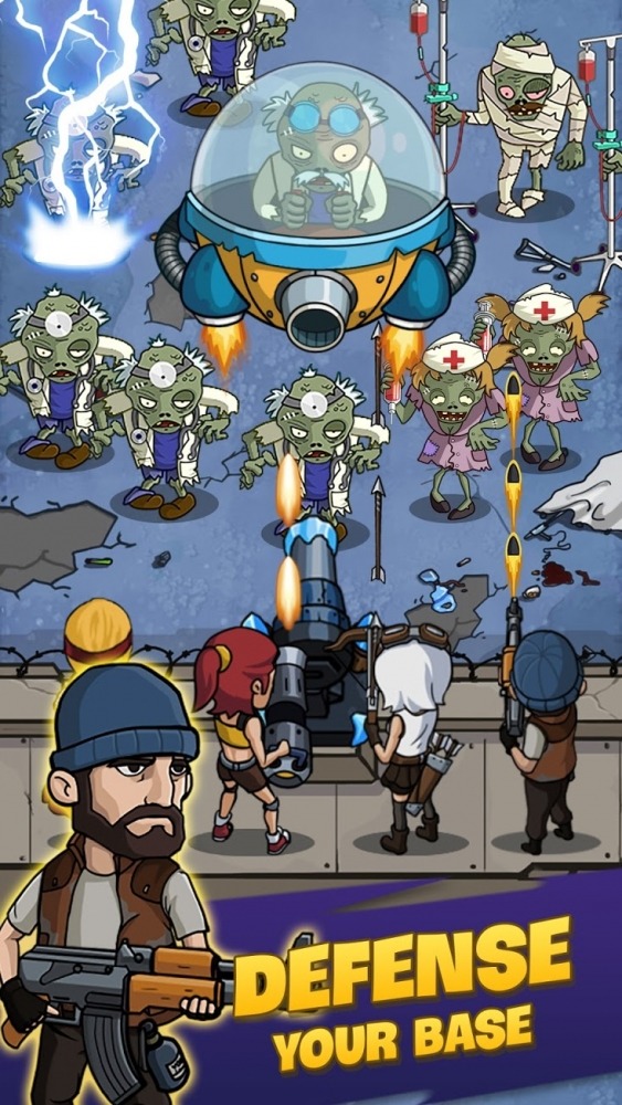 Zombie War: Idle Defense Game Android Game Image 2