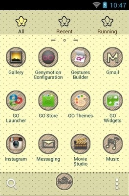 Rainy Go Launcher Android Theme Image 2