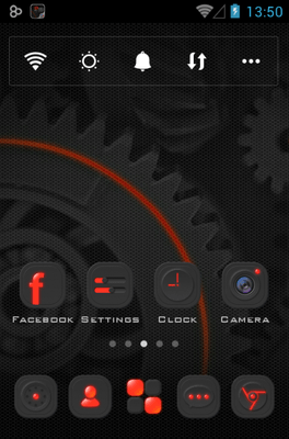 Dark Energy Go Launcher Android Theme Image 1