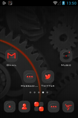 Dark Energy Go Launcher Android Theme Image 2