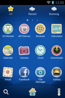 Paper Town Go Launcher Android Theme Image 2