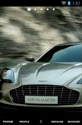 Aston Martin Go Launcher Android Theme Image 1