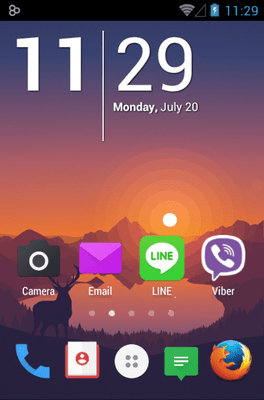 Polycon Go Launcher Android Theme Image 1