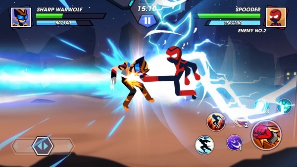 Stickman Fighter Infinity - Super Action Heroes Android Game Image 2
