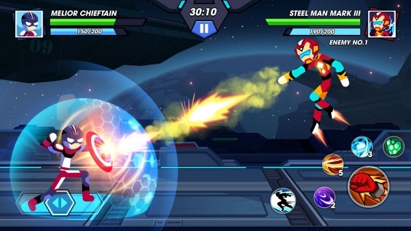 Stickman Fighter Infinity - Super Action Heroes Android Game Image 4
