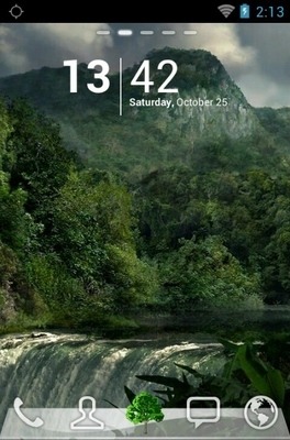 Green Forests Go Launcher Android Theme Image 1