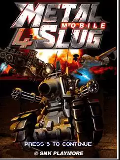 Metal Slug 4 Mobile Java Game Image 1
