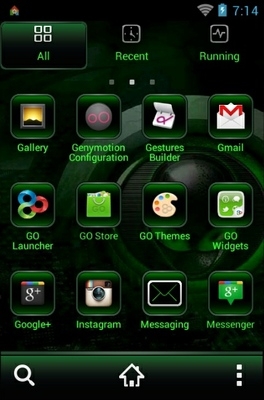 Alien Go Launcher Android Theme Image 2