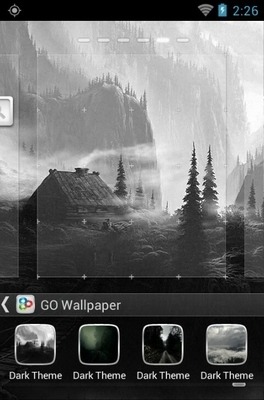 Dark Go Launcher Android Theme Image 2