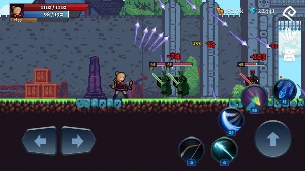 Darkrise - Pixel Classic Action RPG Android Game Image 3