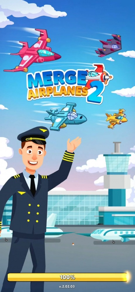 Merge Airplane 2: Plane &amp; Clicker Tycoon Android Game Image 1