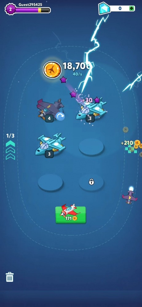 Merge Airplane 2: Plane &amp; Clicker Tycoon Android Game Image 2