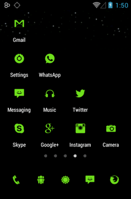 Tiny Green Icon Pack Android Theme Image 2