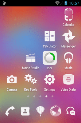 3K MNML White Icon Pack Android Theme Image 2