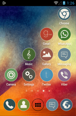 Simple Rounds Lite Icon Pack Android Theme Image 2