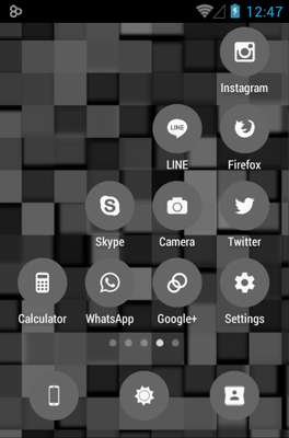 Flatcons Black Icon Pack Android Theme Image 2