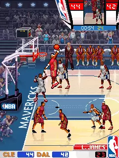 NBA Pro Basketball 2009 Java Game Image 2