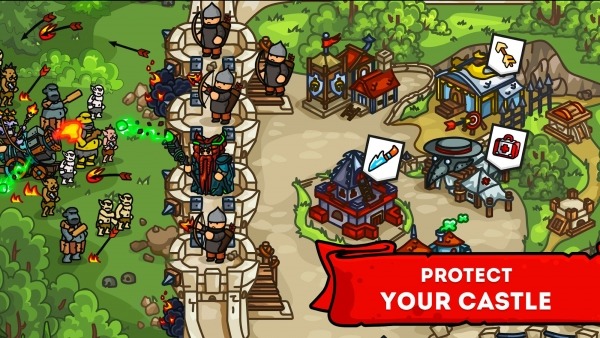 Towerwall - Castle Defense Management Strategy Android Game Image 3