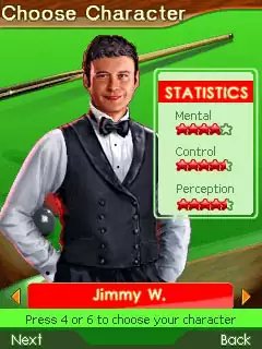 Jimmy Whites: Snooker Legend Java Game Image 2