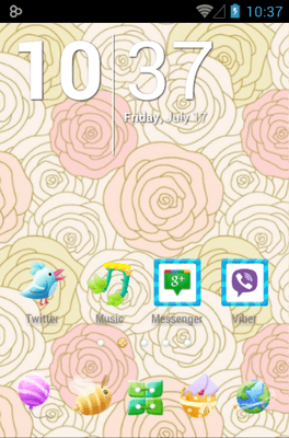 Cute Garden Icon Pack Android Theme Image 1
