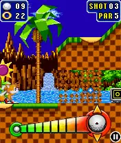 Sonic The Hedgehog: Golf Java Game Image 2