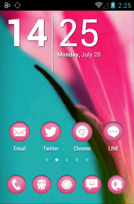 Circons Pink Icon Pack Android Theme Image 1