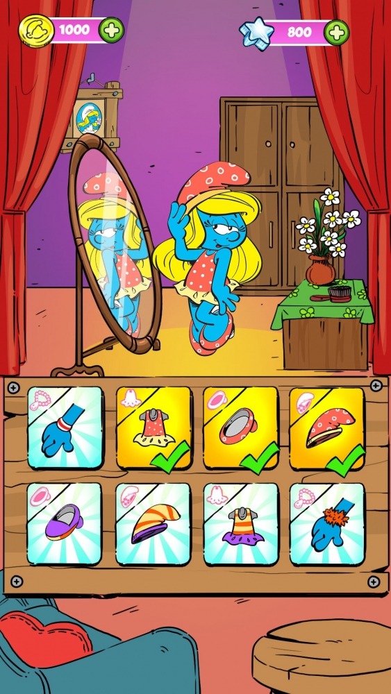 Smurfette&#039;s Magic Match Android Game Image 3