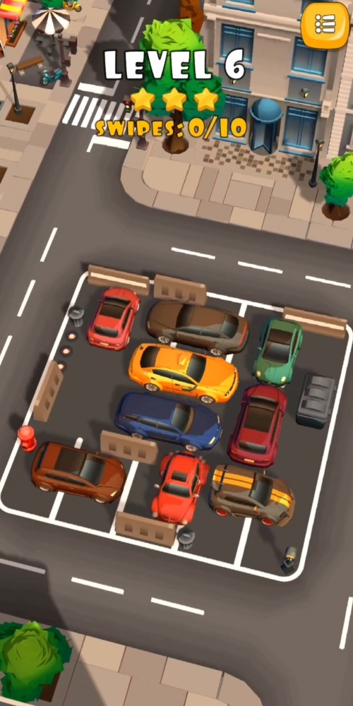 Parking Swipe - 3D Cars Puzzle Jam Android Game Image 2