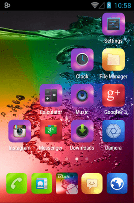 Blur Color Icon Pack Android Theme Image 2