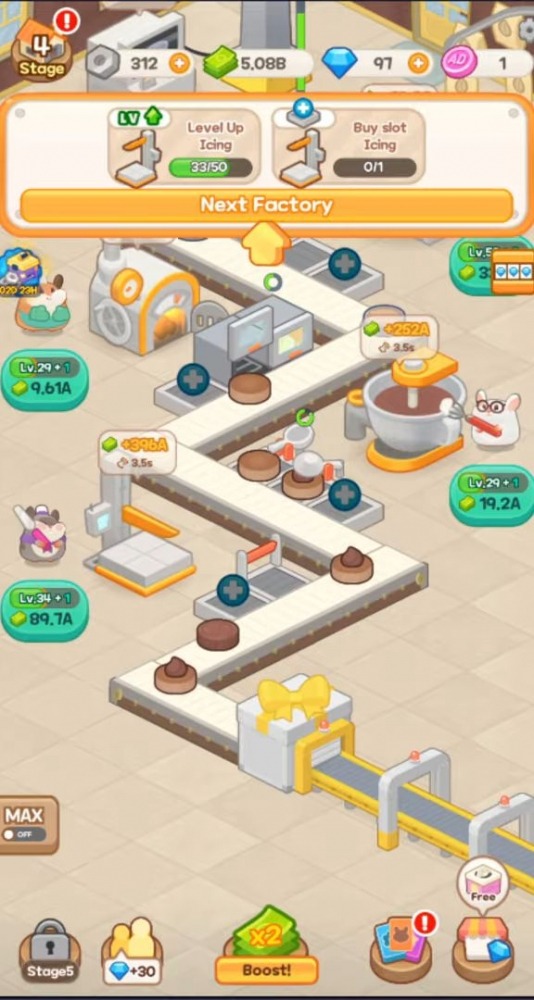 Tycoon Hamster Game - Idle Cheesecake Android Game Image 4