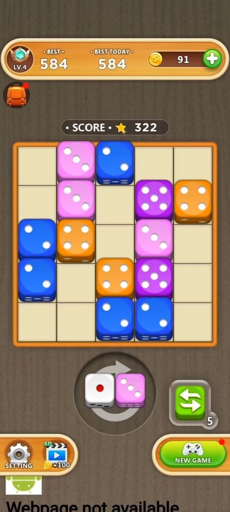 Dice Puzzle - Merge Puzzle Android Game Image 1