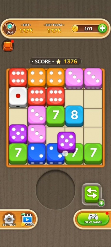 Dice Puzzle - Merge Puzzle Android Game Image 2