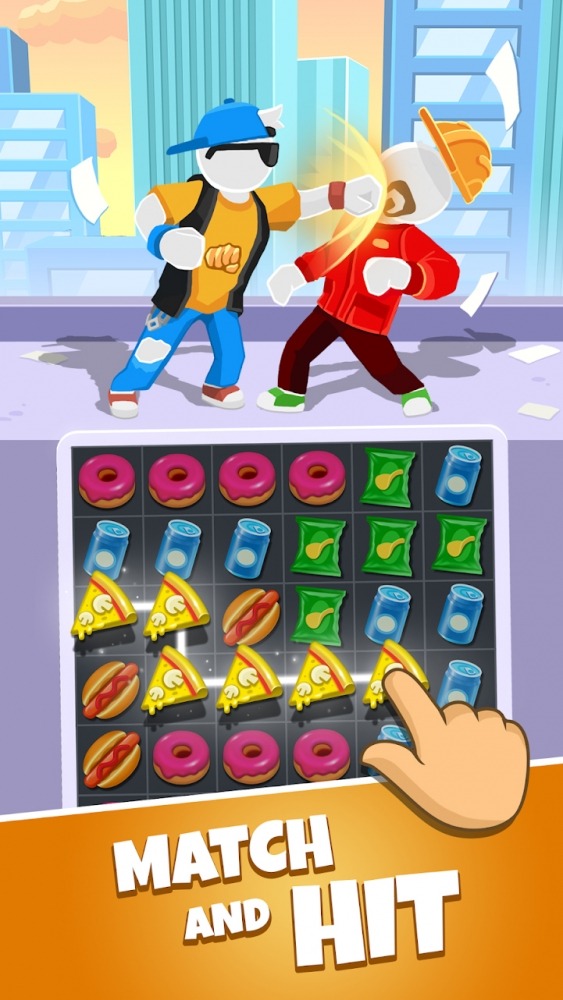 Match Hit - Puzzle Fighter Android Game Image 1