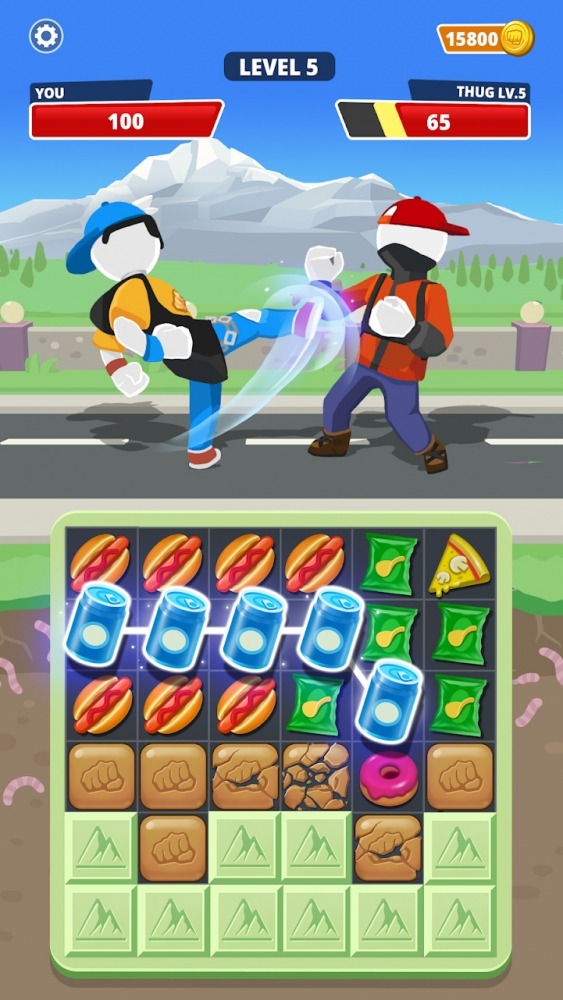 Match Hit - Puzzle Fighter Android Game Image 3