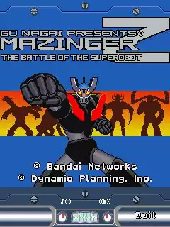 Mazinger: The Battle Of The Superobot Java Game Image 1